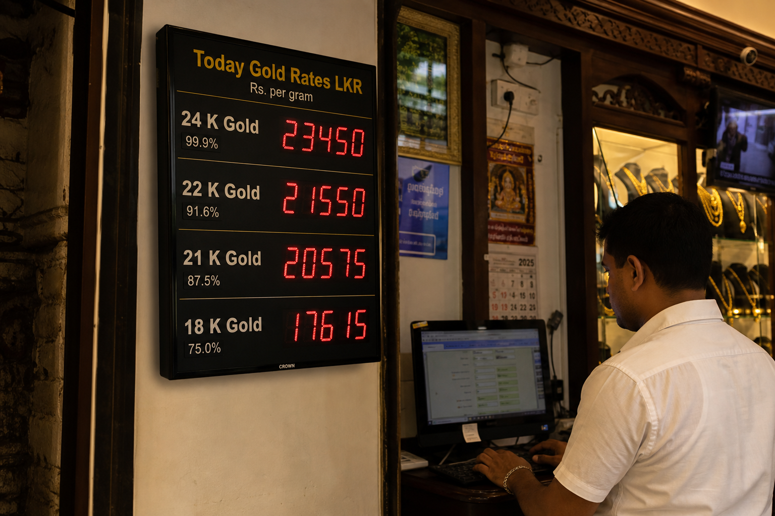 Gold Rate Management